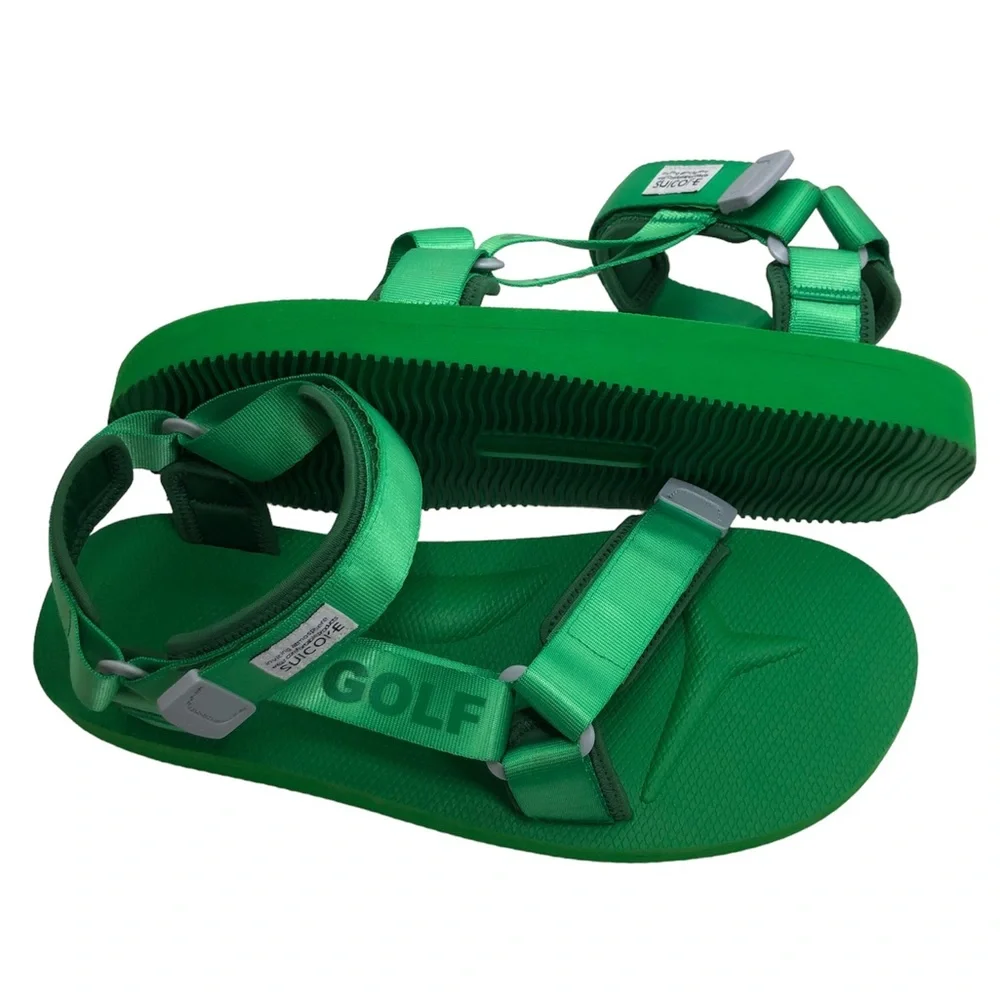 Golf Wang Suicoke Kelly Green Men’s Depa Sandals  Size 12